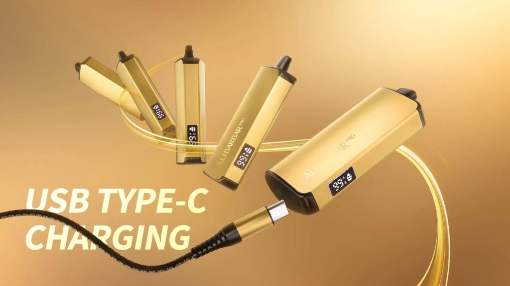 how to charge Alibarbar vape